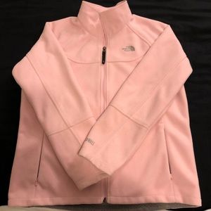 NorthFace “Windwall” Girls Blush Fleece Jacket